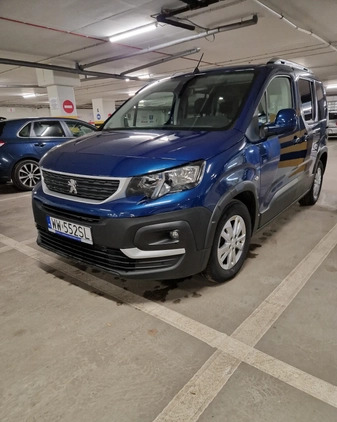 Peugeot Rifter cena 77490 przebieg: 61000, rok produkcji 2020 z Warszawa małe 232